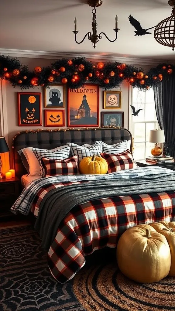 Bold and Abundant Halloween Bedroom Extravaganza
