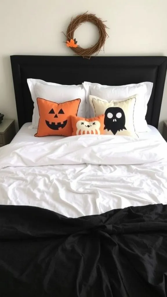 Clean and Simple Halloween Bedroom Accents