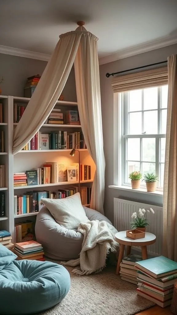 Cozy Book Corner Retreat
