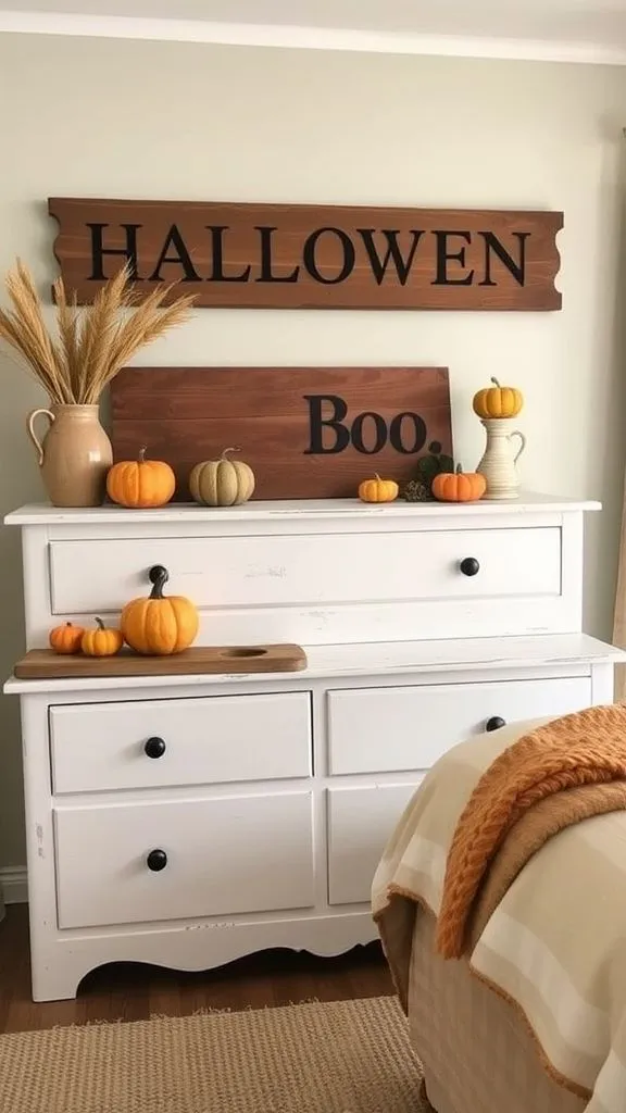 Farmhouse Charm Meets Halloween Spirit
