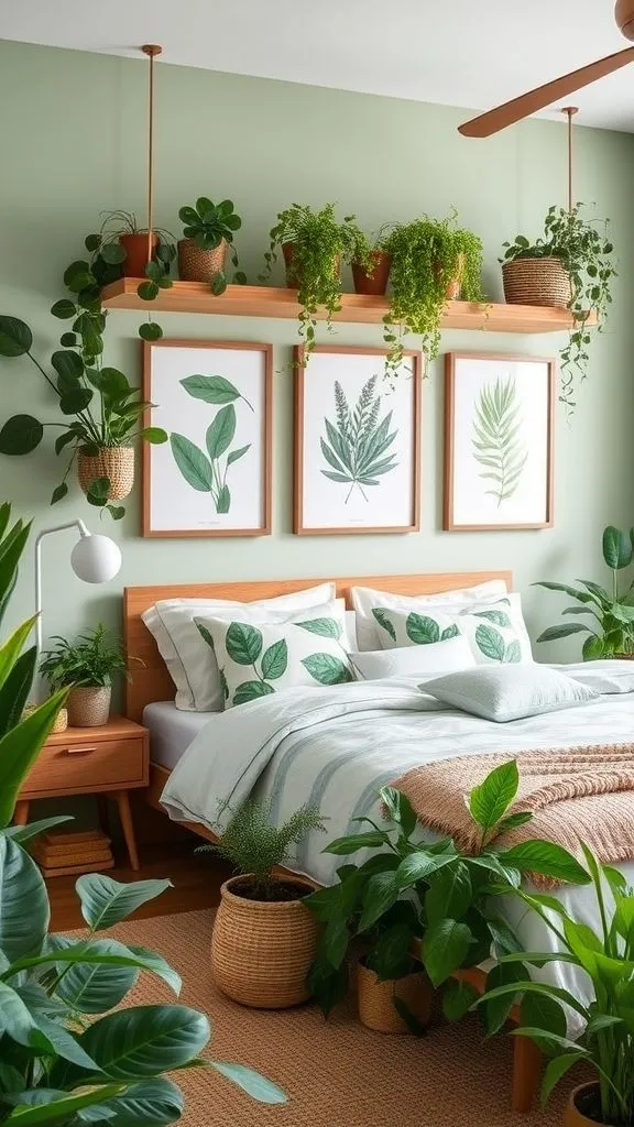 Green Haven with Botanical Touches Everywhere