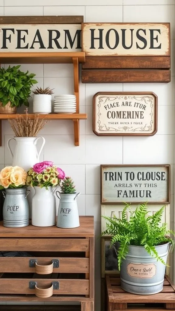 Incorporate Classic Farmhouse Decor