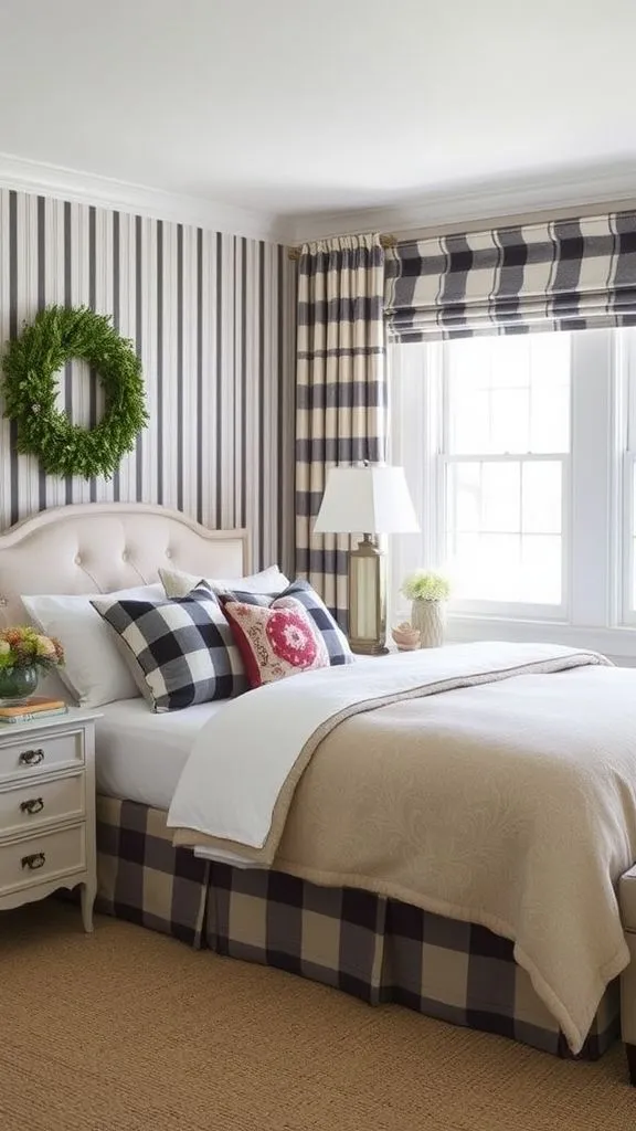 Layer Plaid or Striped Accents