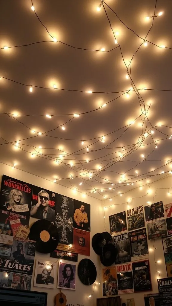 Music Memorabilia with Celestial Ceiling