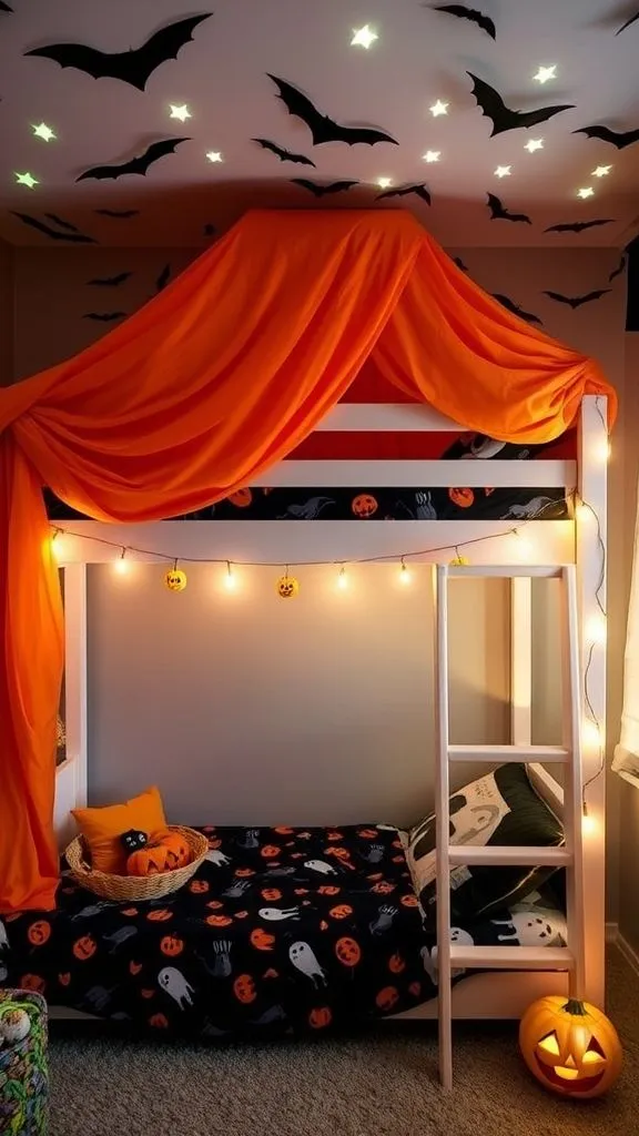 Playful Bunk Bed Halloween for Little Monsters