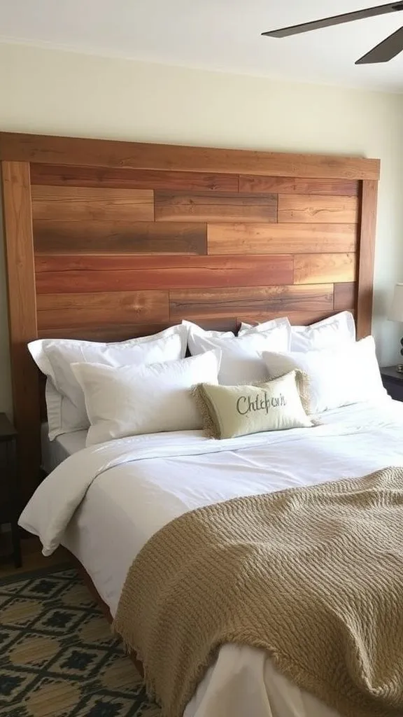 Reclaimed Wood Headboard