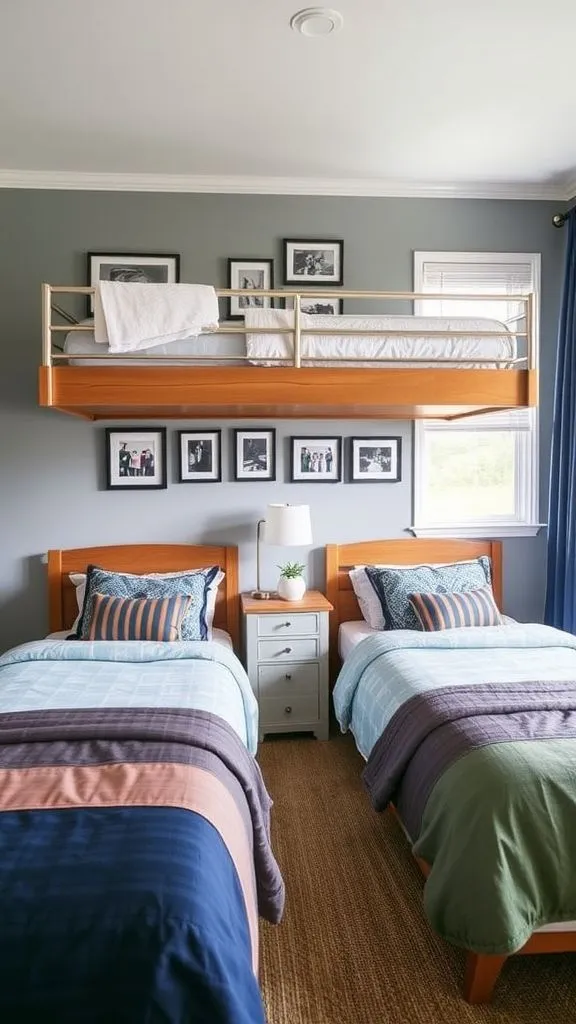 Shared Brothers Space with Individual Territories