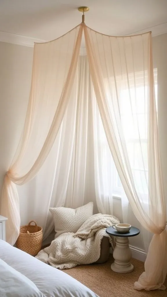 Simple Canopy Corner Retreat
