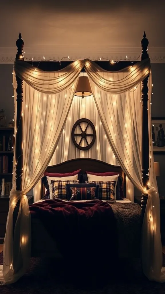 Starlit Four-Poster with Themed Decor