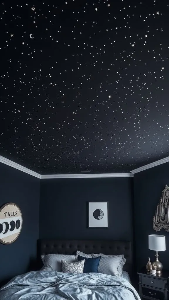 Starlit Haven with Deep Tones