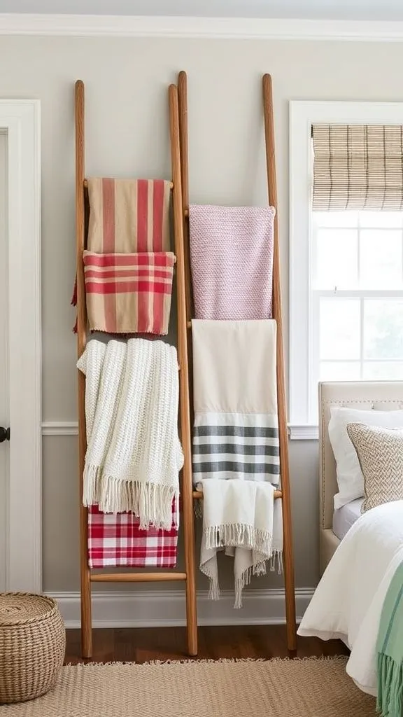 Style a Traditional Blanket Ladder