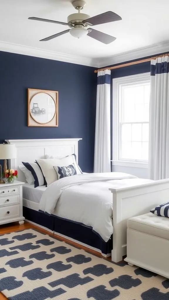 Timeless Navy and White Sophistication