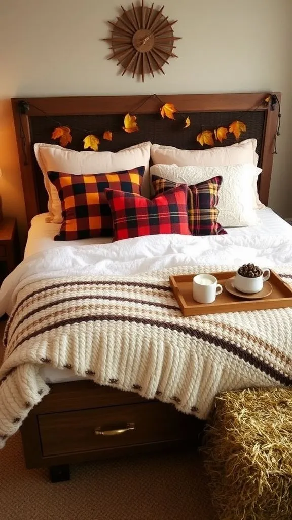Warm Harvest Halloween Bedroom Hideaway