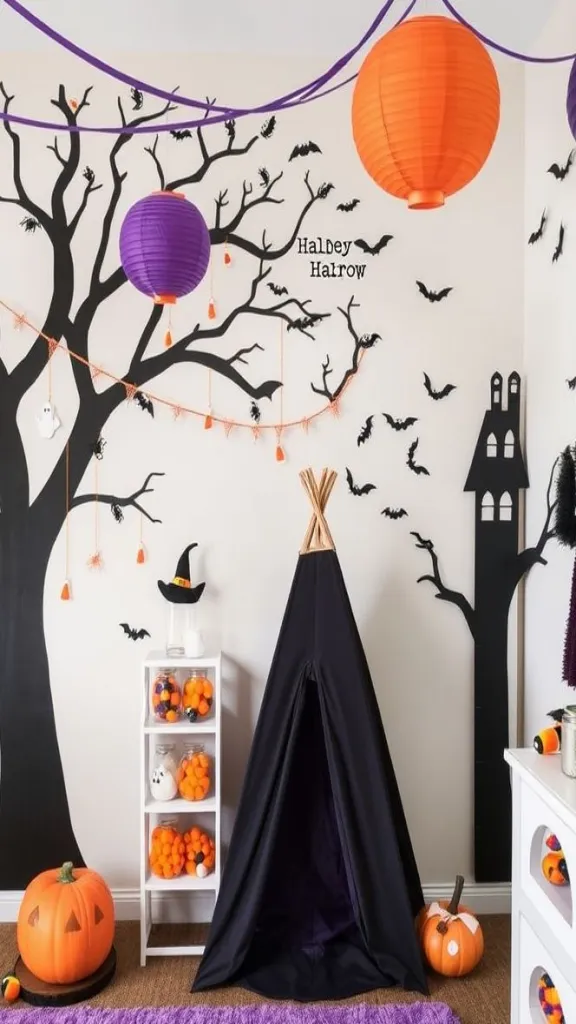 Whimsical Childrens Halloween Wonderland