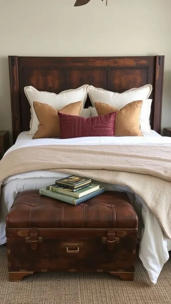 Worn Leather Accents