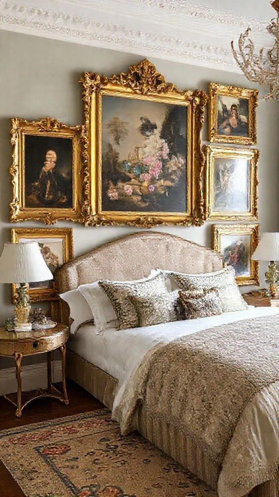 Curate Decorative Artwork in Ornate Frames