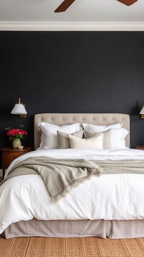 Shadowy Graphite Statement Walls
