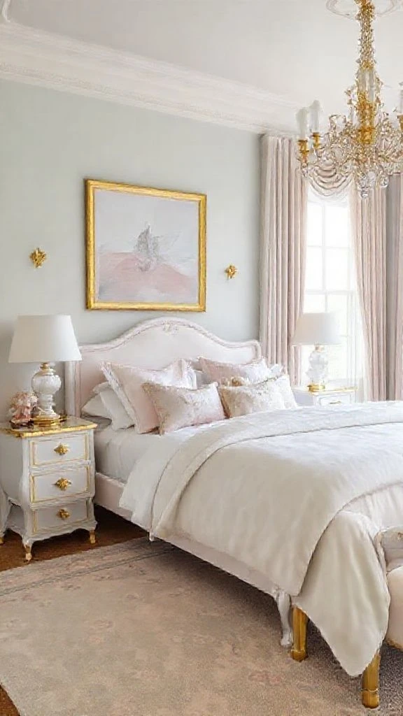 Work with a Soft Palette of Pastels and Gold