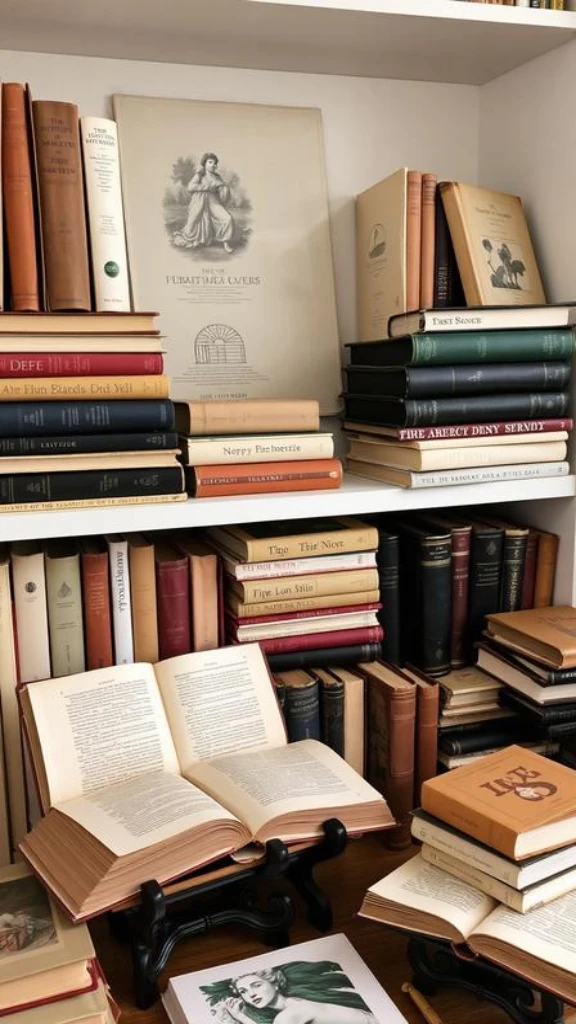 Display Books as Decorative Elements