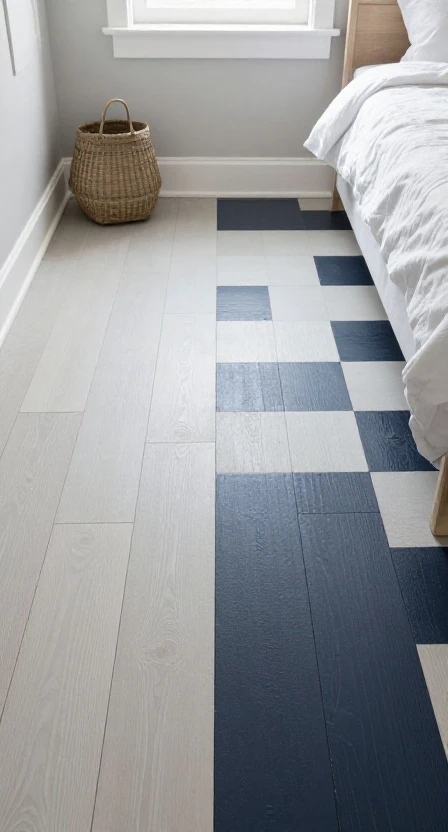 Painted Wood Floors for Creative Expression