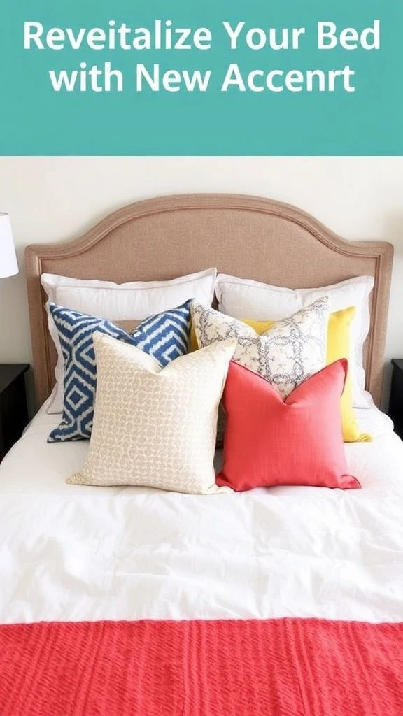 Revitalize Your Bed with New Accent Cushions
