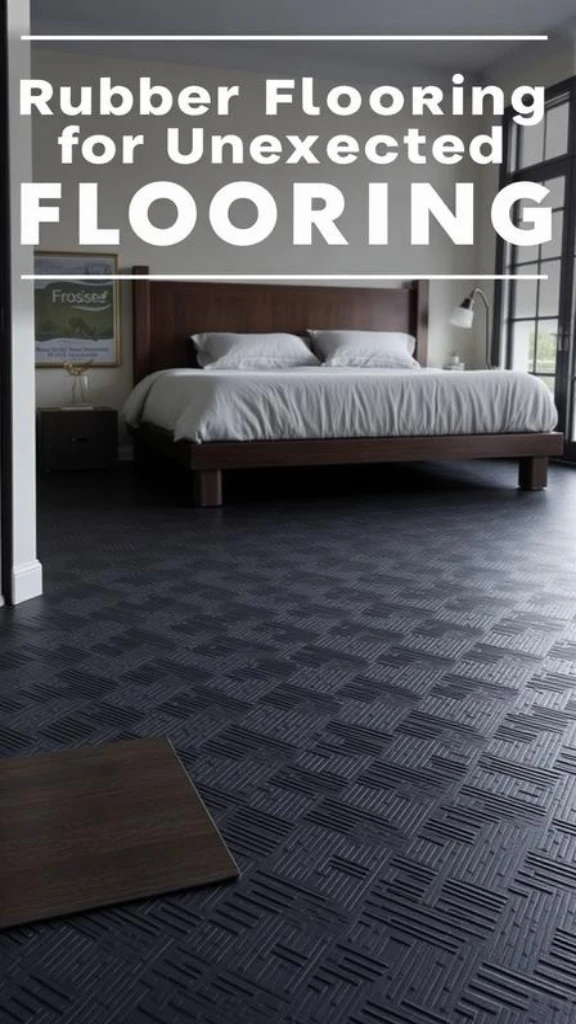 Rubber Flooring for Unexpected Comfort
