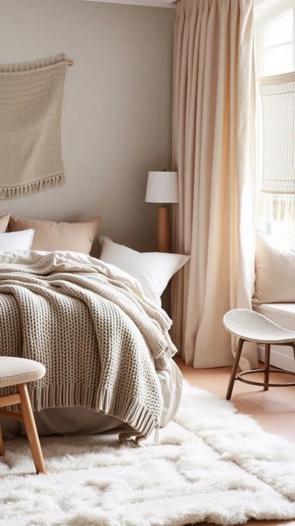 Add Cozy Textiles Throughout the Space