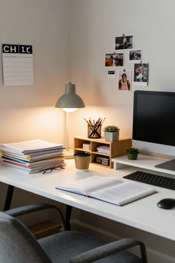 Desk Organization with Personality
