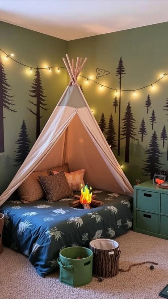 Adventure-Themed Camping Retreat