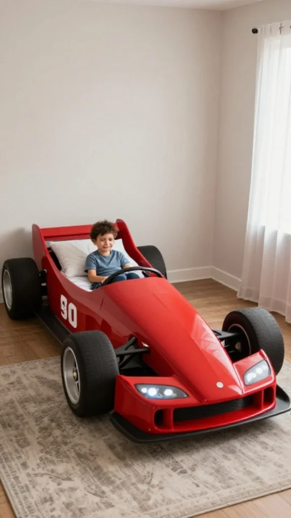 Creative Young Boys Bedroom Ideas Cars