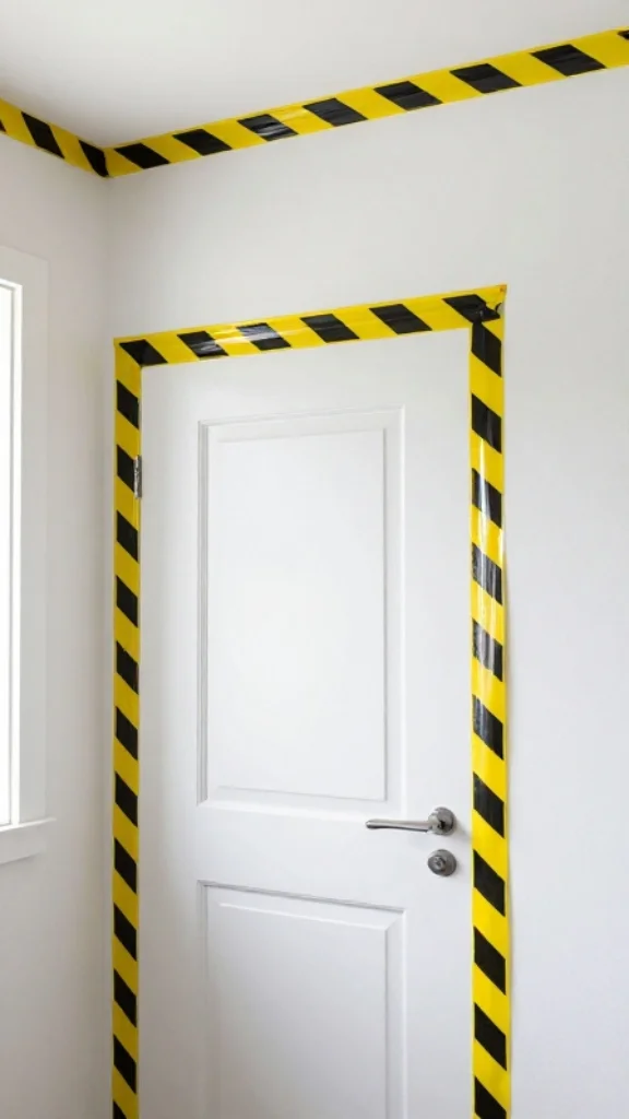 Caution Tape Border Trim