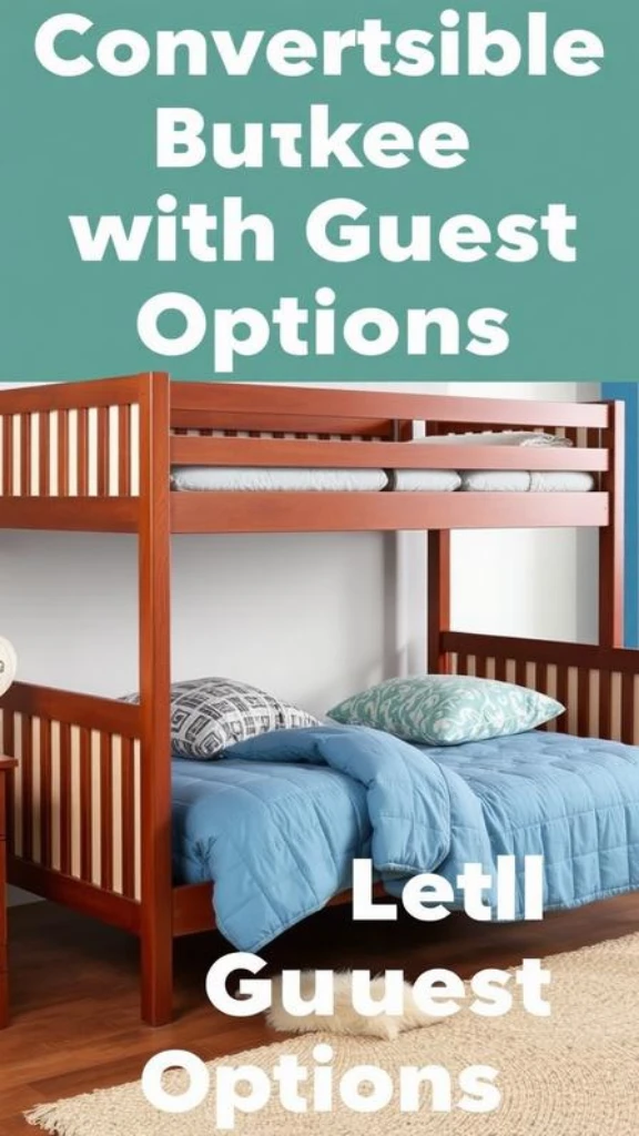 Convertible Bunk With Guest Options