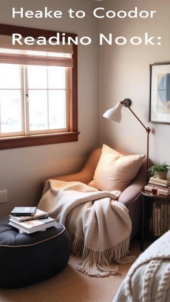 Create a Cozy Reading Nook in the Corner