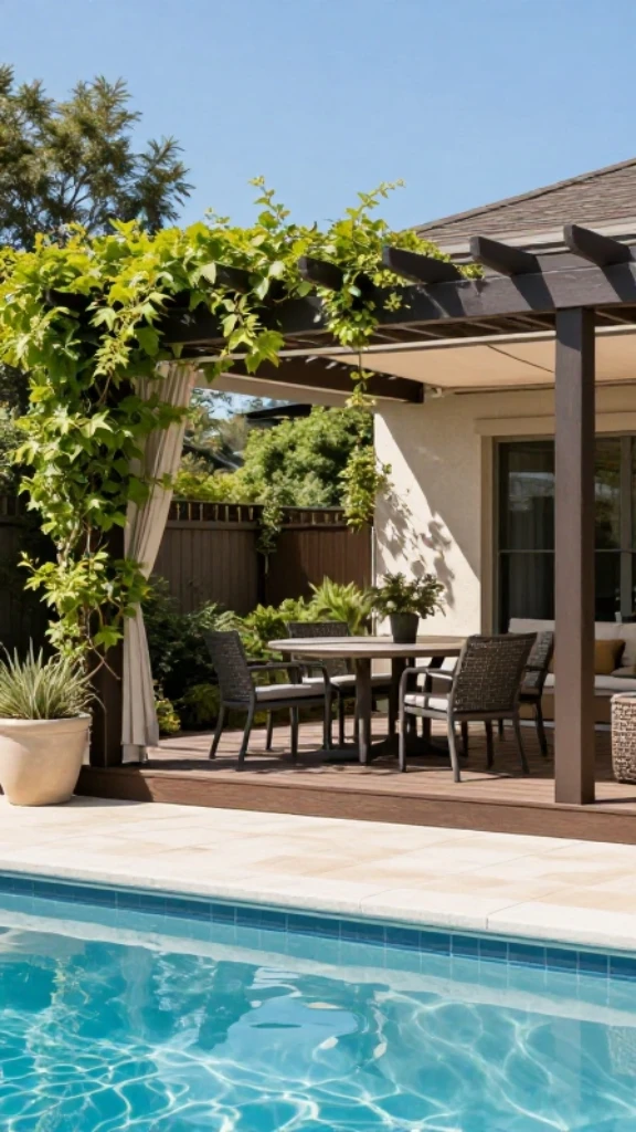 Deck with Pergola or Shade Structure