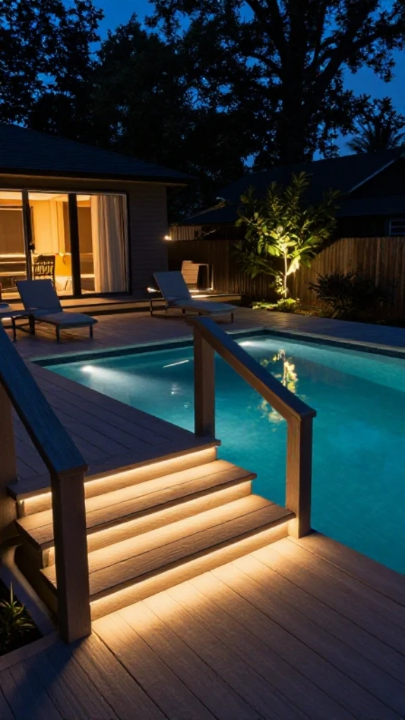 Illuminated Deck with LED Lighting Features