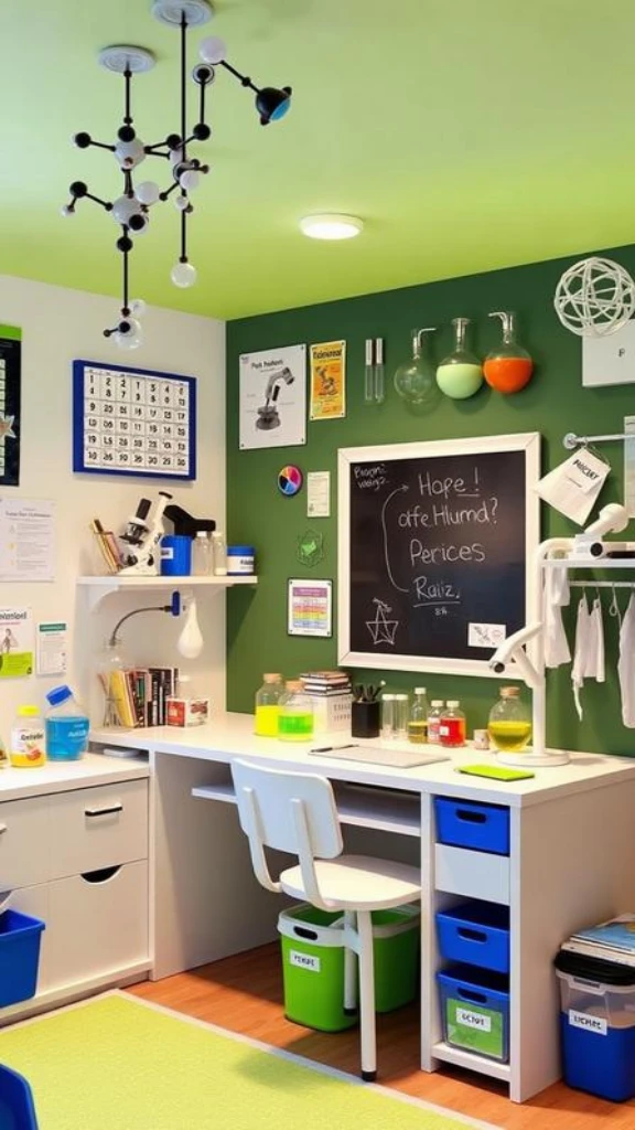 Science Laboratory Experiment Station