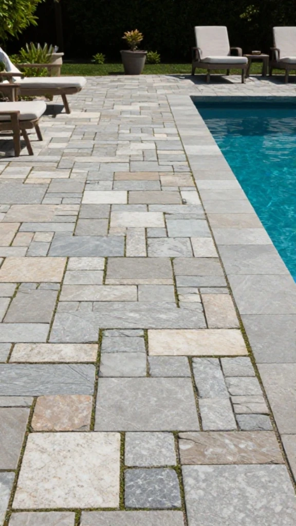 Stone Pavers Deck for Timeless Elegance