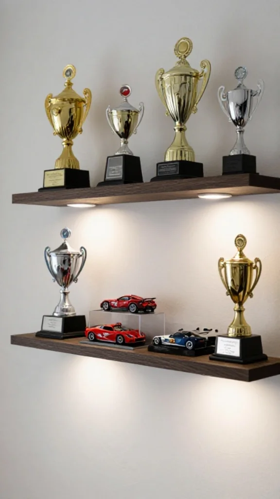 Trophy Shelf Display