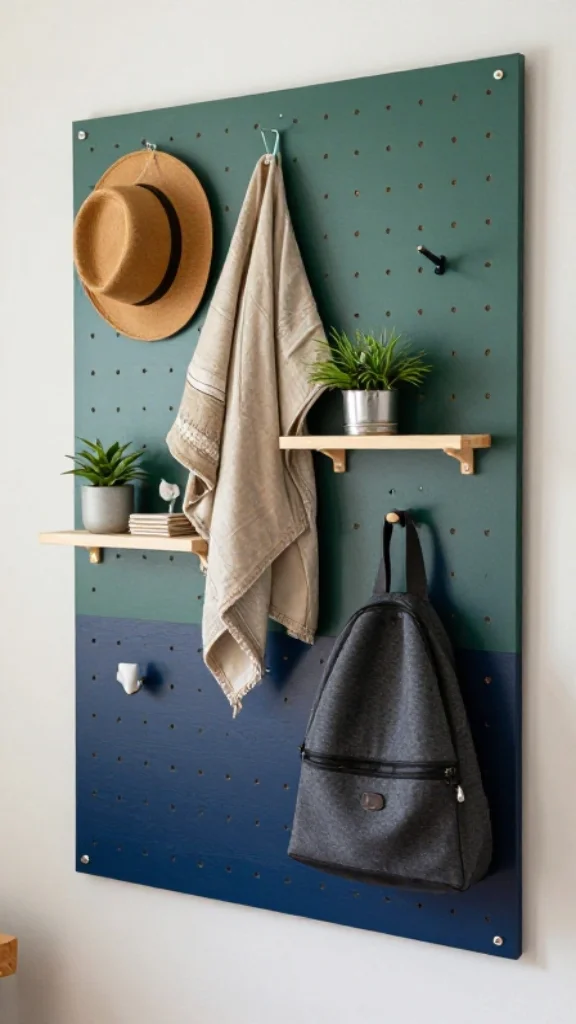 Add a Pegboard Wall Organizer