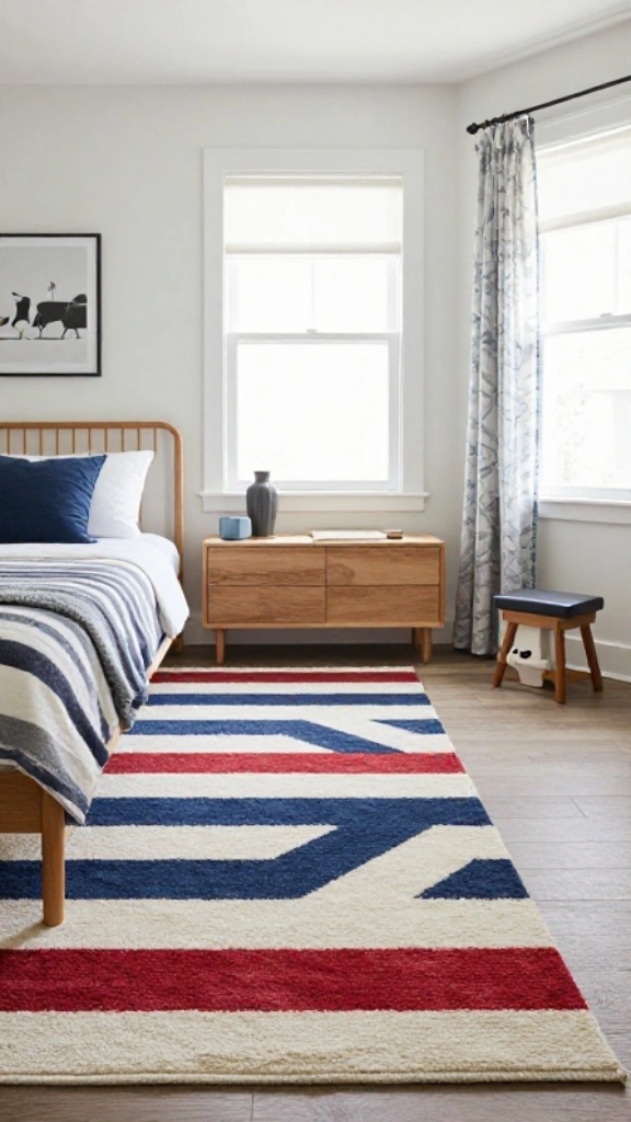 Use Rugs to Anchor the Room