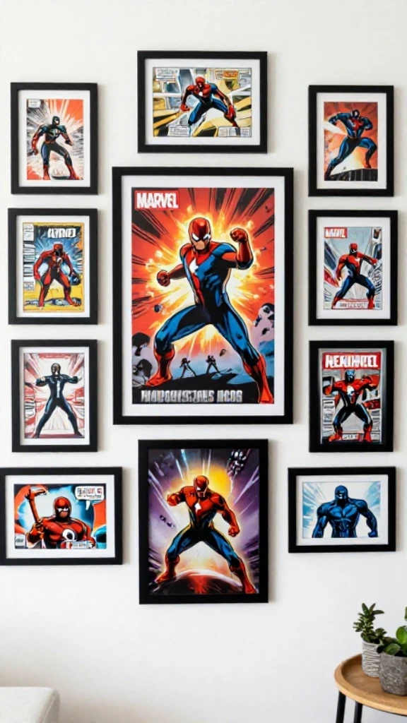 Add Marvel Wall Art and Posters