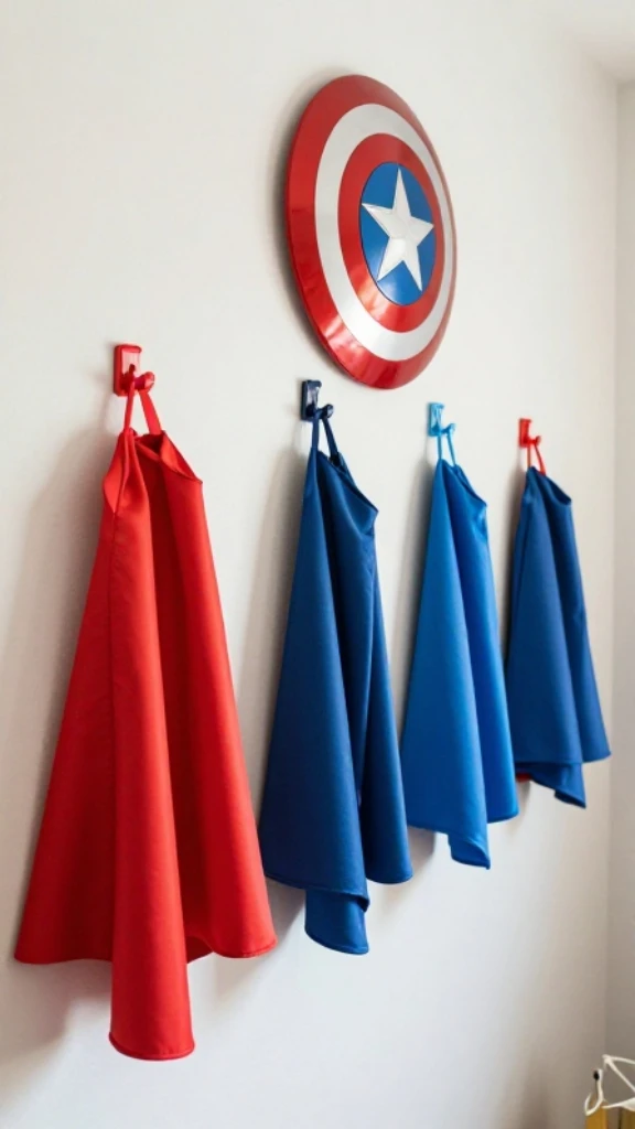 Add a Superhero Cape Display