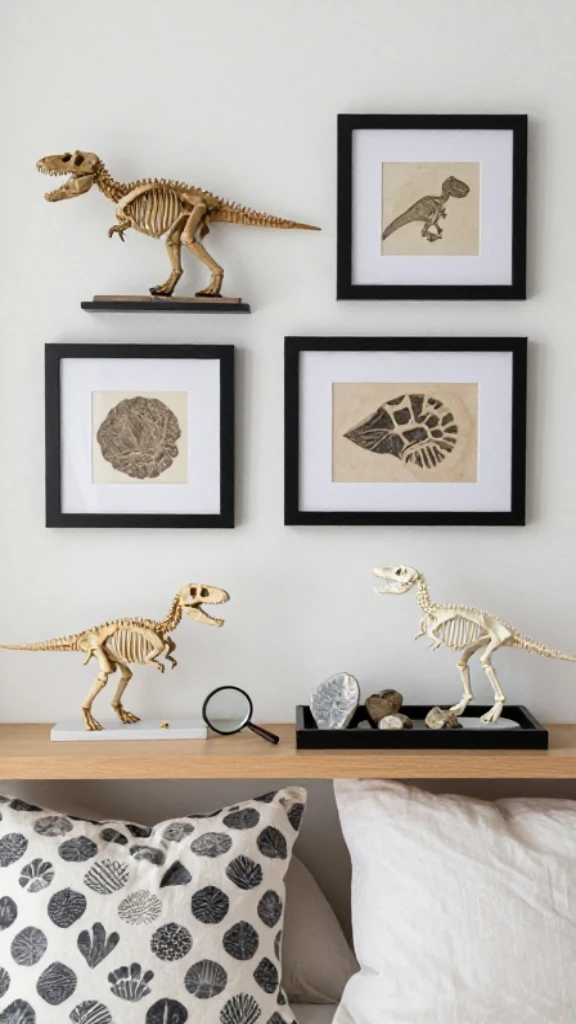 Create a Fossil and Bones Display