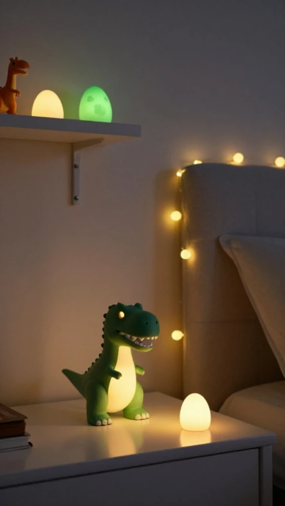 Include Dinosaur Lamps and Lighting