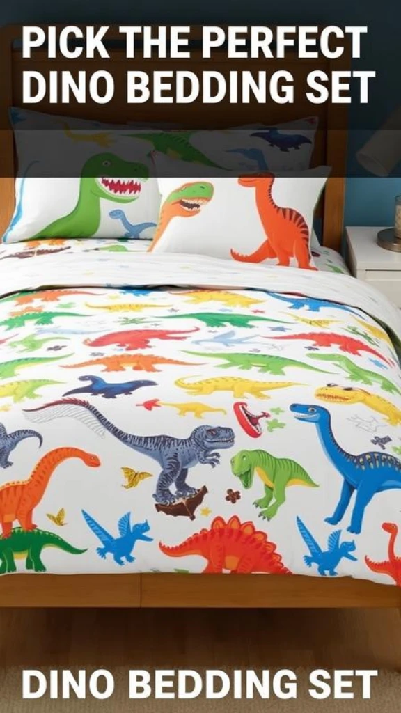 Pick the Perfect Dino Bedding Set
