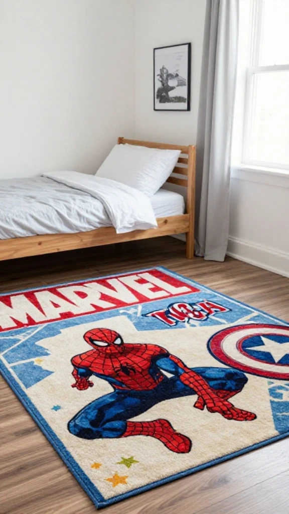Try a Marvel Rug for the Floor