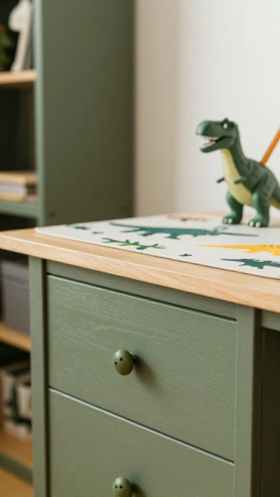 Use Dinosaur Themed Furniture Details