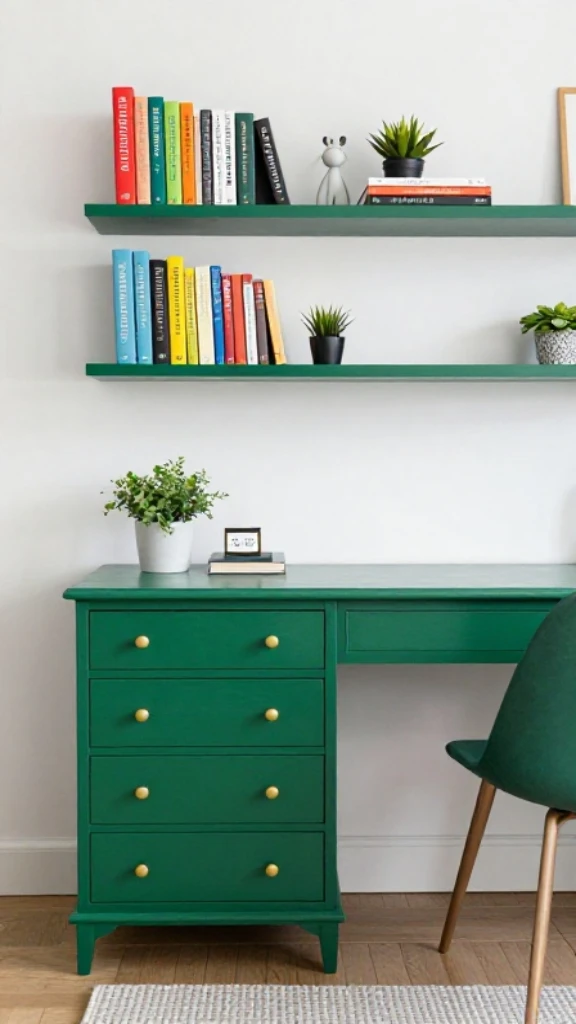 Use Green Furniture as a Statement Piece