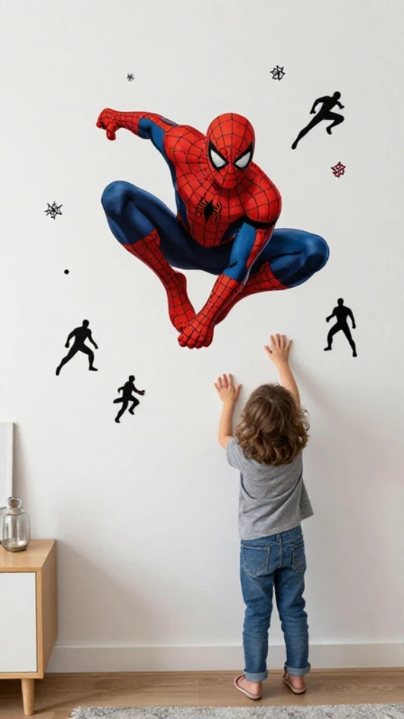 Use Marvel Decals and Stickers