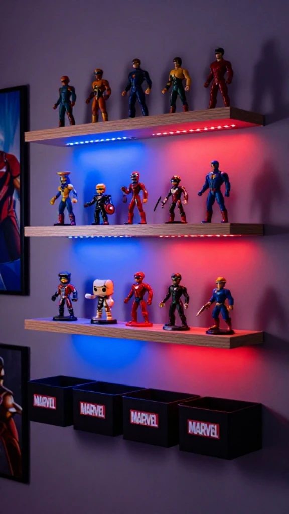 Use Marvel Shelves and Display Space